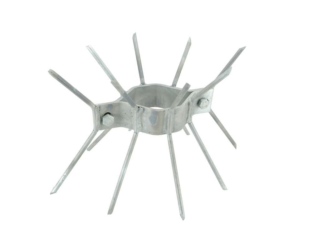 Anti-Kletter-Schelle für Aluminiummast Ø 90 mm