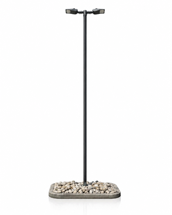 Cowi StreetLine Lichtmast-Set mit 2 LED-Leuchten