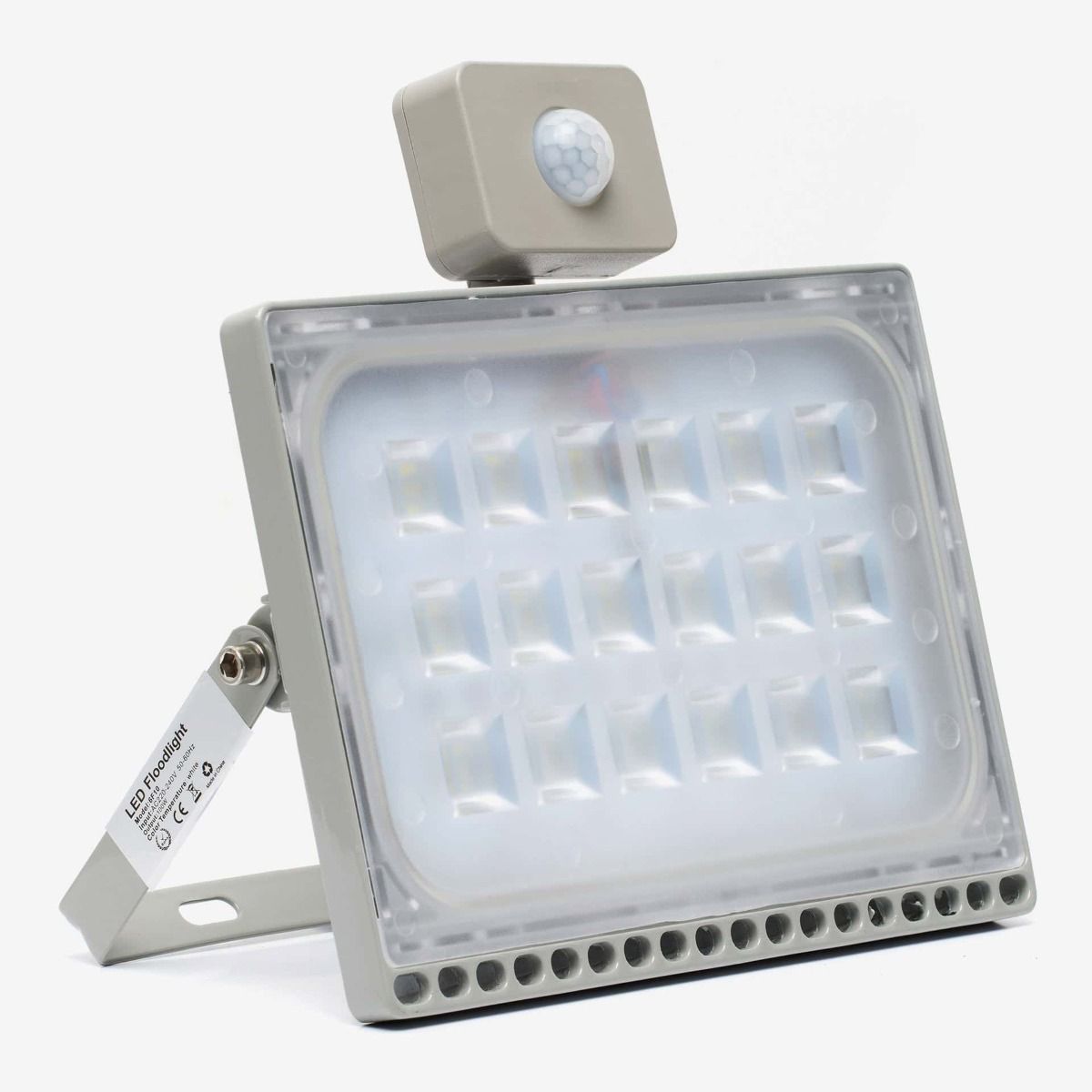 LED-Flutlicht 100 Watt kaltweiß mit Bewegungsmelder
