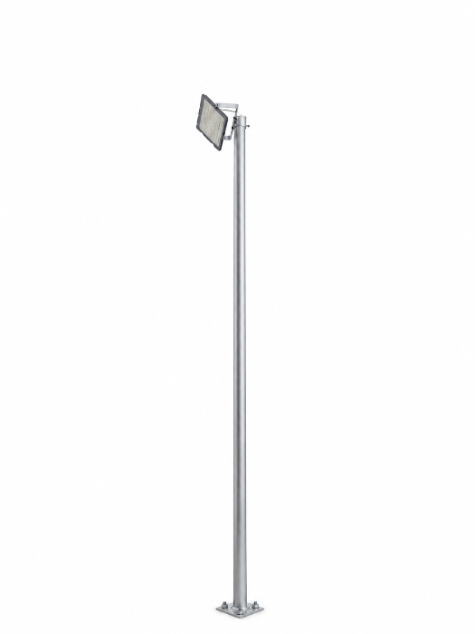 Aluminium-Lichtmast 4 Meter mit Standard-LED-Flutlicht