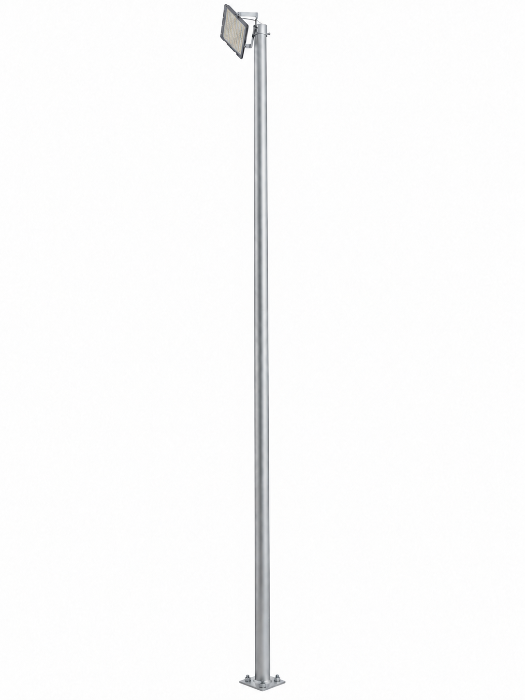 Aluminium-Lichtmast 6 Meter mit Standard-LED-Flutlicht