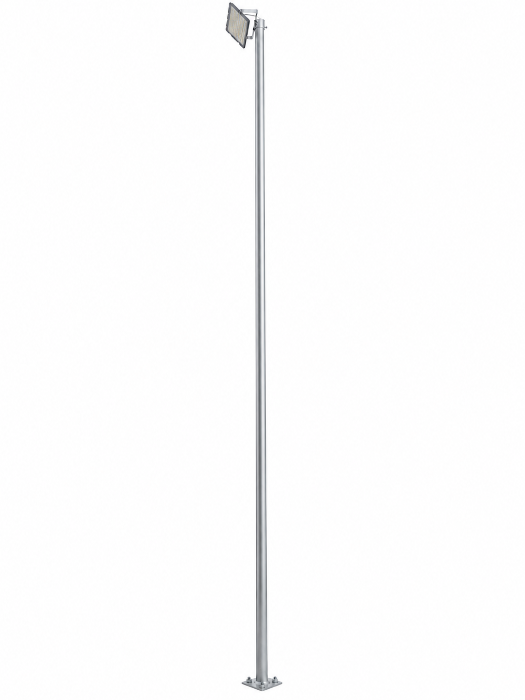 Aluminium-Lichtmast 8 Meter mit Standard-LED-Flutlicht