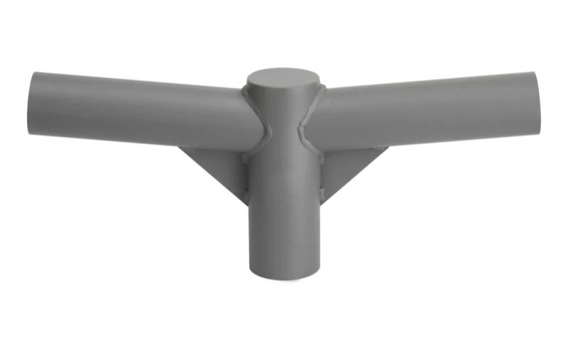 T-Stück-Adapter 2 x Ø 60 mm für GFK-Lichtmast