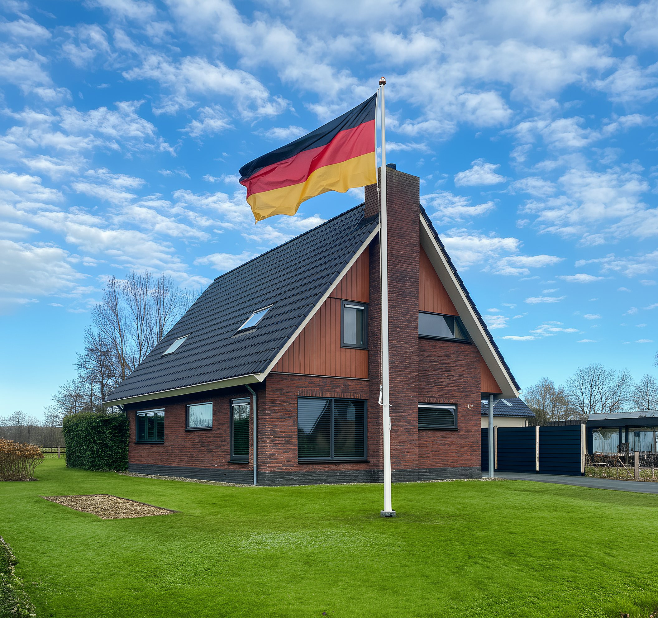6 Metern konischer Fahnenmast aus Polyester