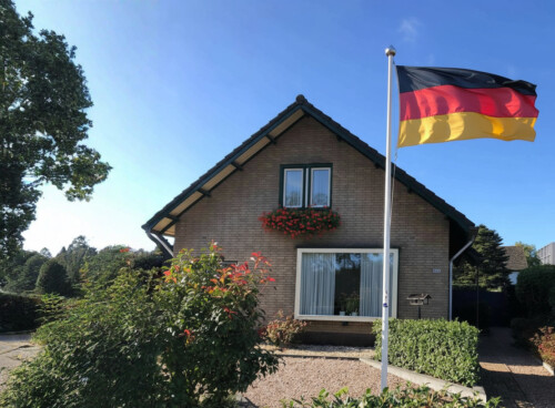 Aluminium Fahnenmast 5 Metern zylindrisch, 90 mm