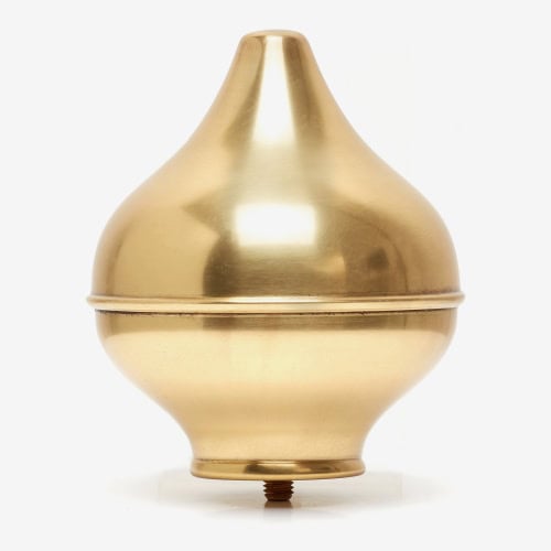 Mastknopf Tulpe - Gold